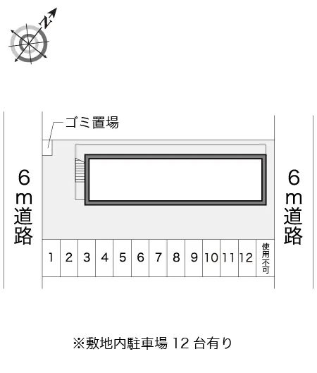 ★手数料０円★さいたま市岩槻区岩槻　月極駐車場（LP）